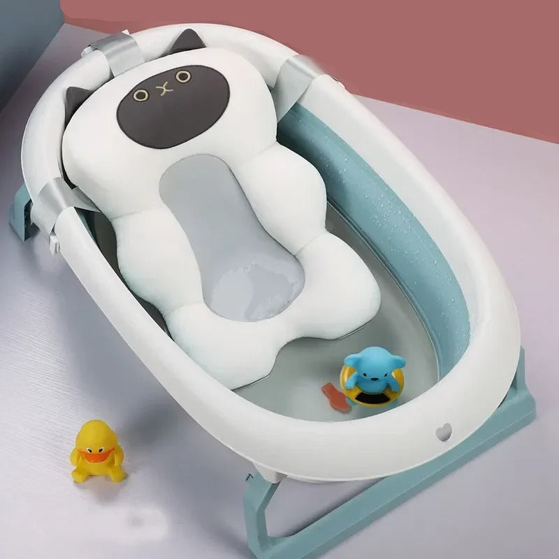 כרית אמבטיה לתינוק עם אנטי-החלקה