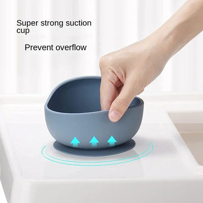 סט כלי אוכל מסיליקון לתינוקות