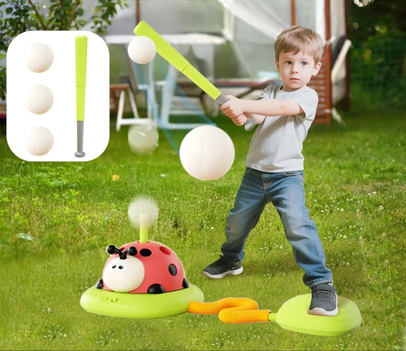 צעצוע ספורט אינטראקטיבי 4 ב־1 לילדים