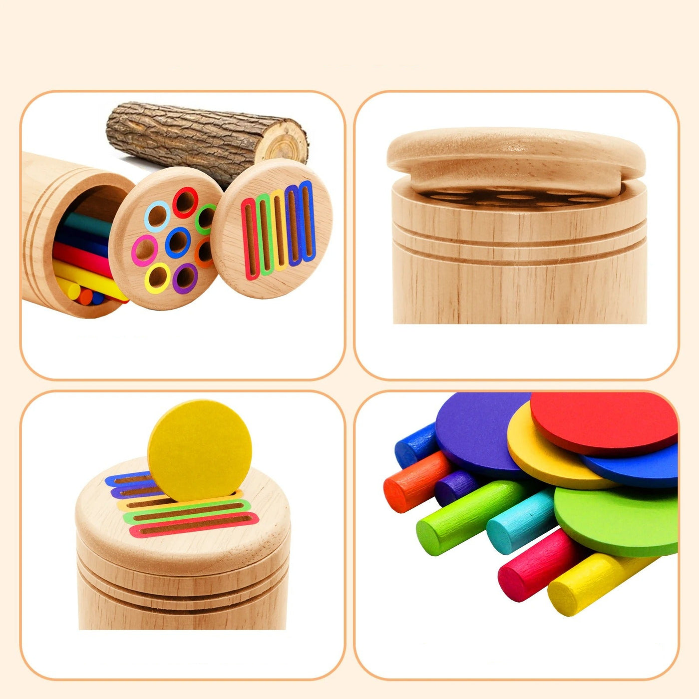 צעצוע עץ מונטסורי