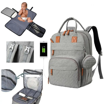 תיק גב חיתולים מולטיפונקציונלי